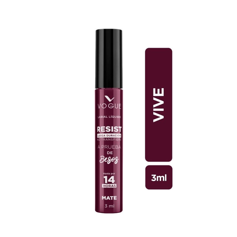 Vogue Labial Liquido Resist Vive