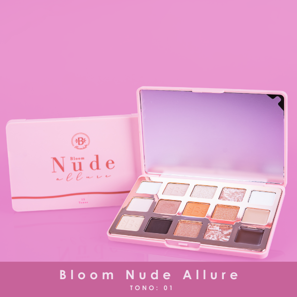 Bloomshell Paleta De Sombras Nude Allure