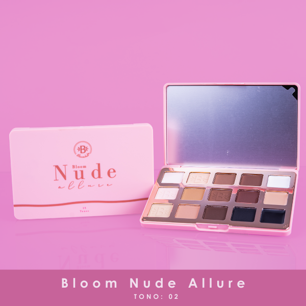 Bloomshell Paleta De Sombras Nude Allure