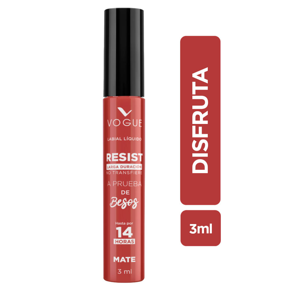 Vogue Labial Liquido Resist Disfruta