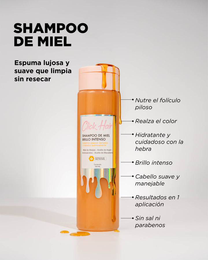 Click Hair Shampoo De Miel