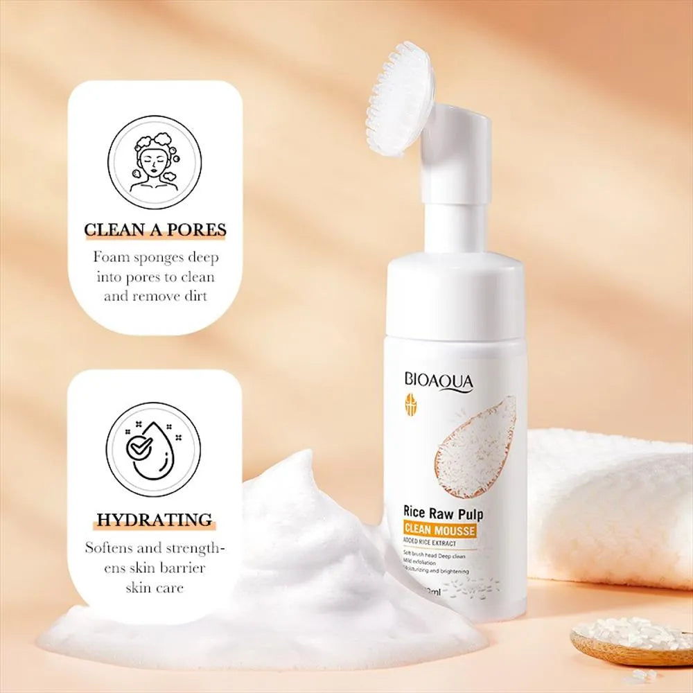 Bioaqua Jabón Limpiador Facial De Arroz