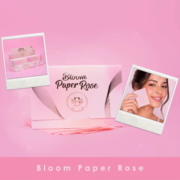 Bloomshell papel de arroz bloom paper rose