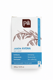 pili jabon en barra avena