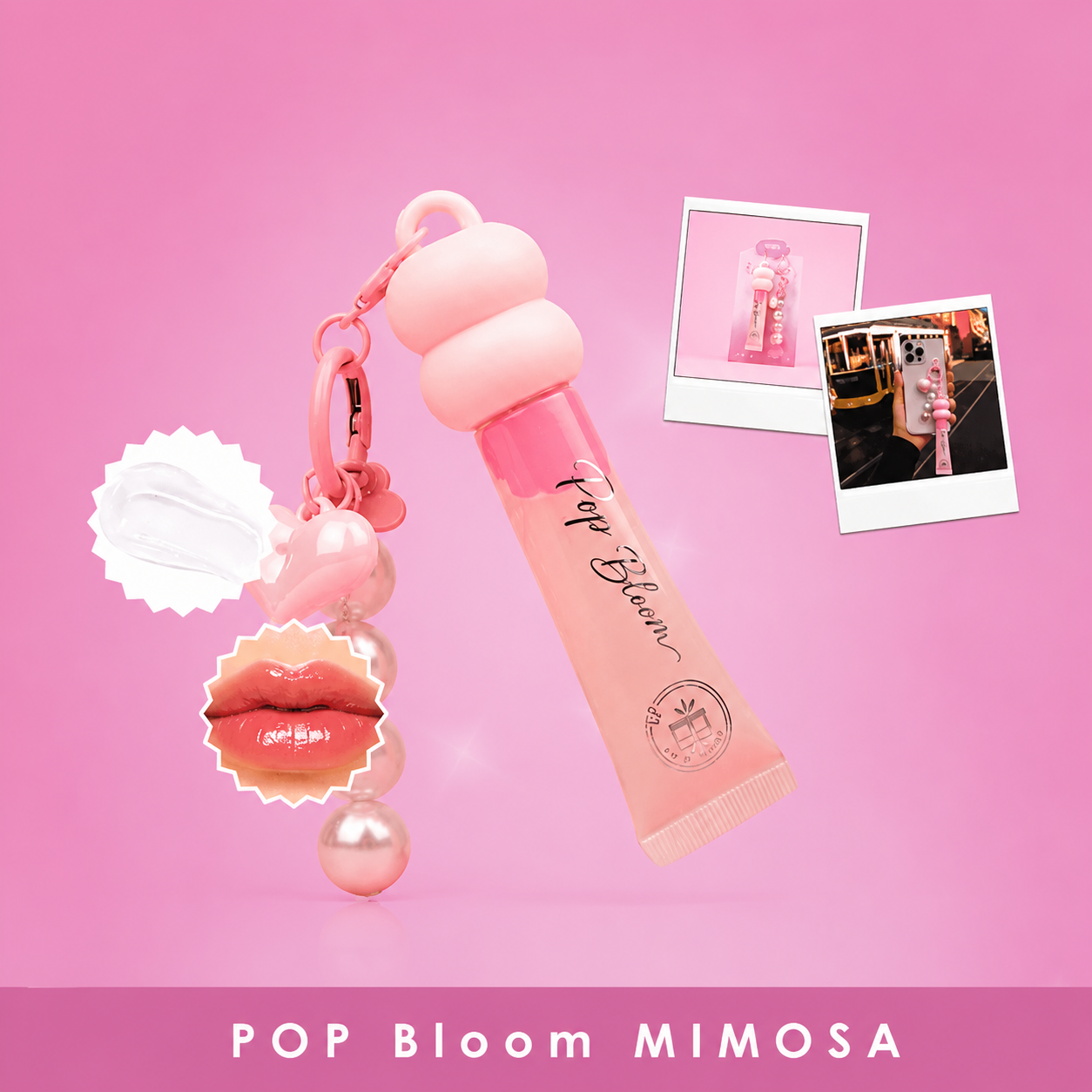 Bloomshell llavero pop bloom mimosa