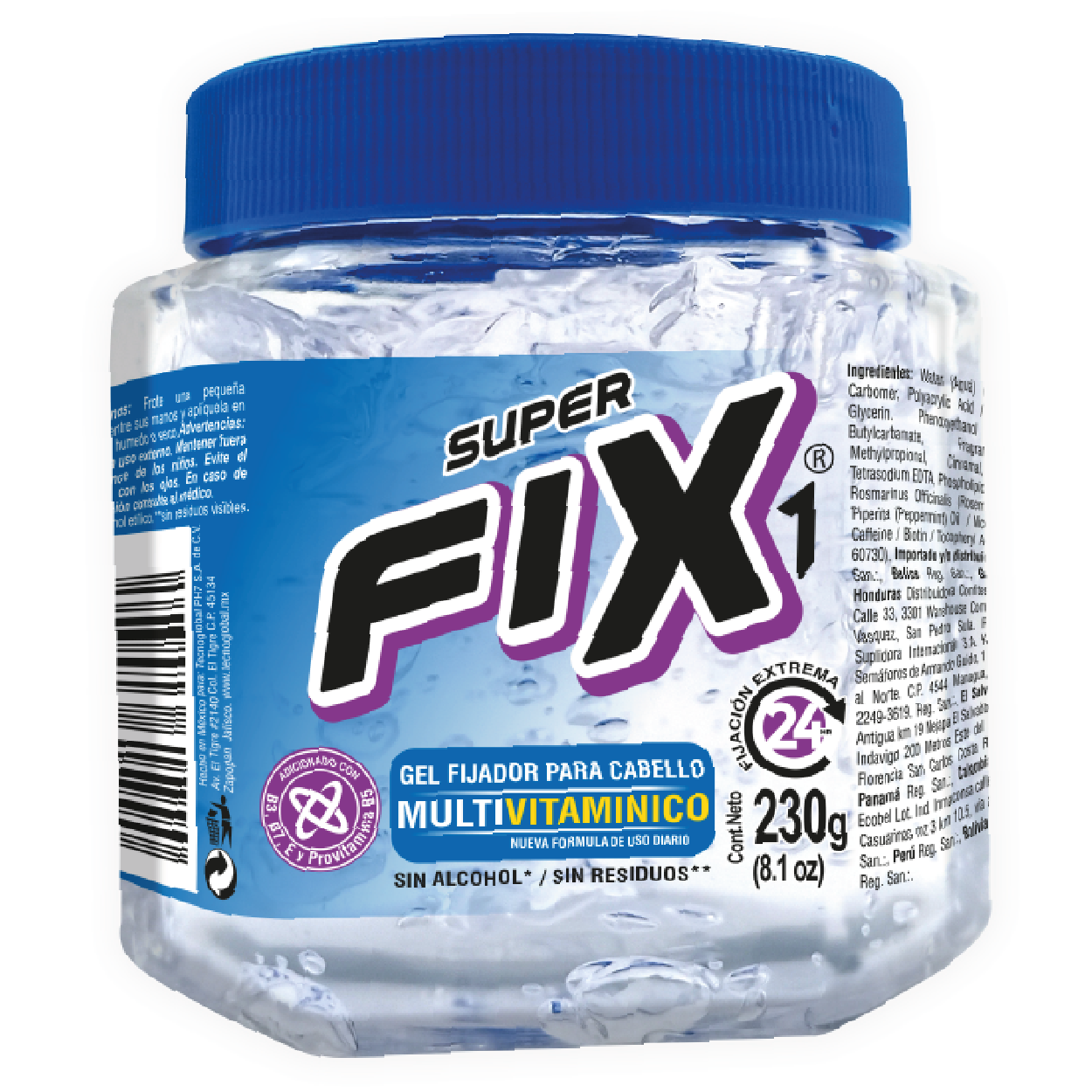 Fix gel fijadora multivitaminico 230 g