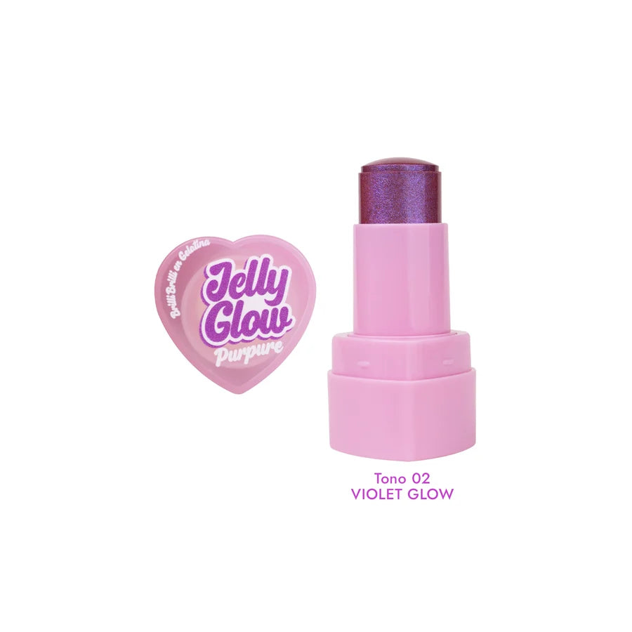 Purpure Jelly Glow En Corazon Gelatina