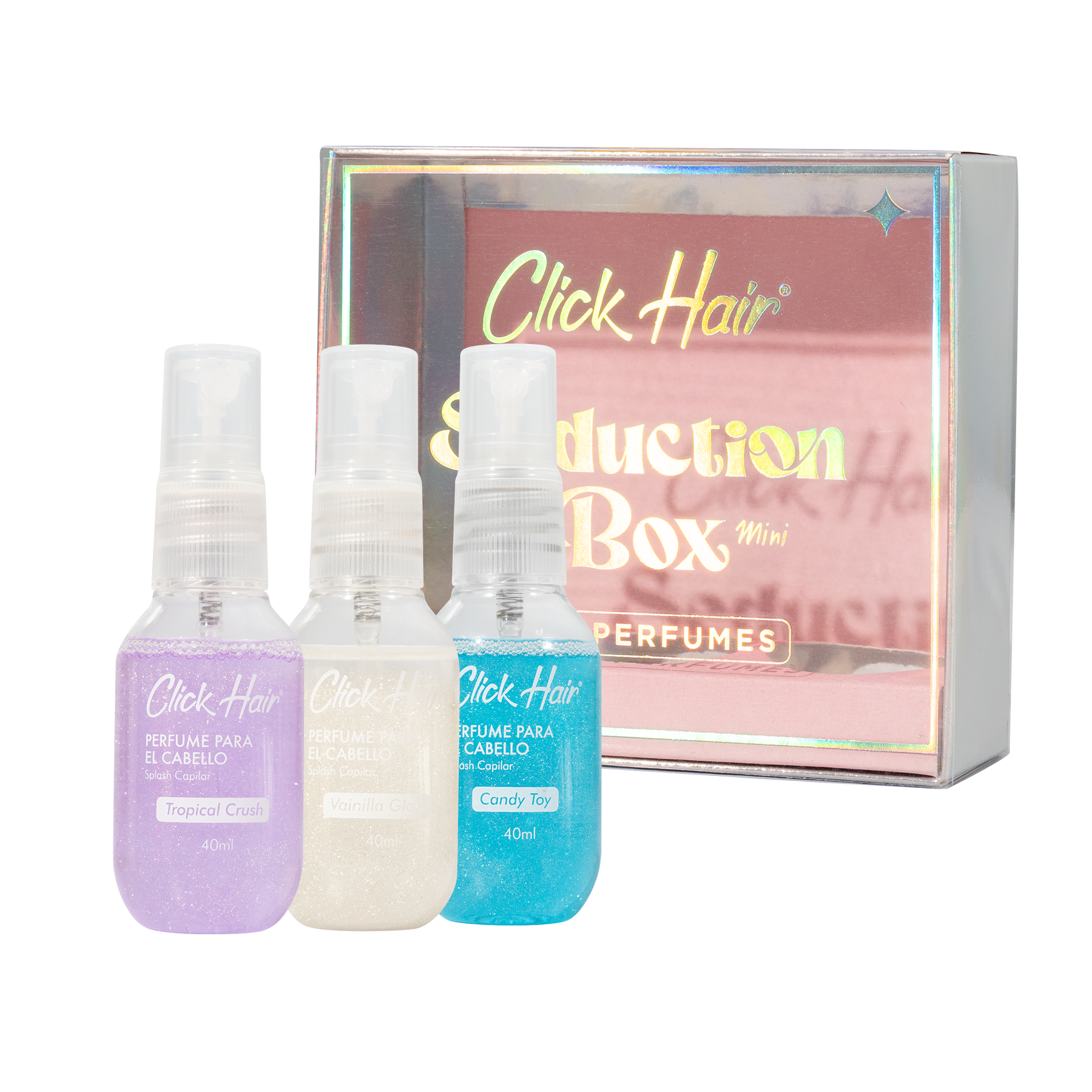 click hair mini perfumes x3 dulce