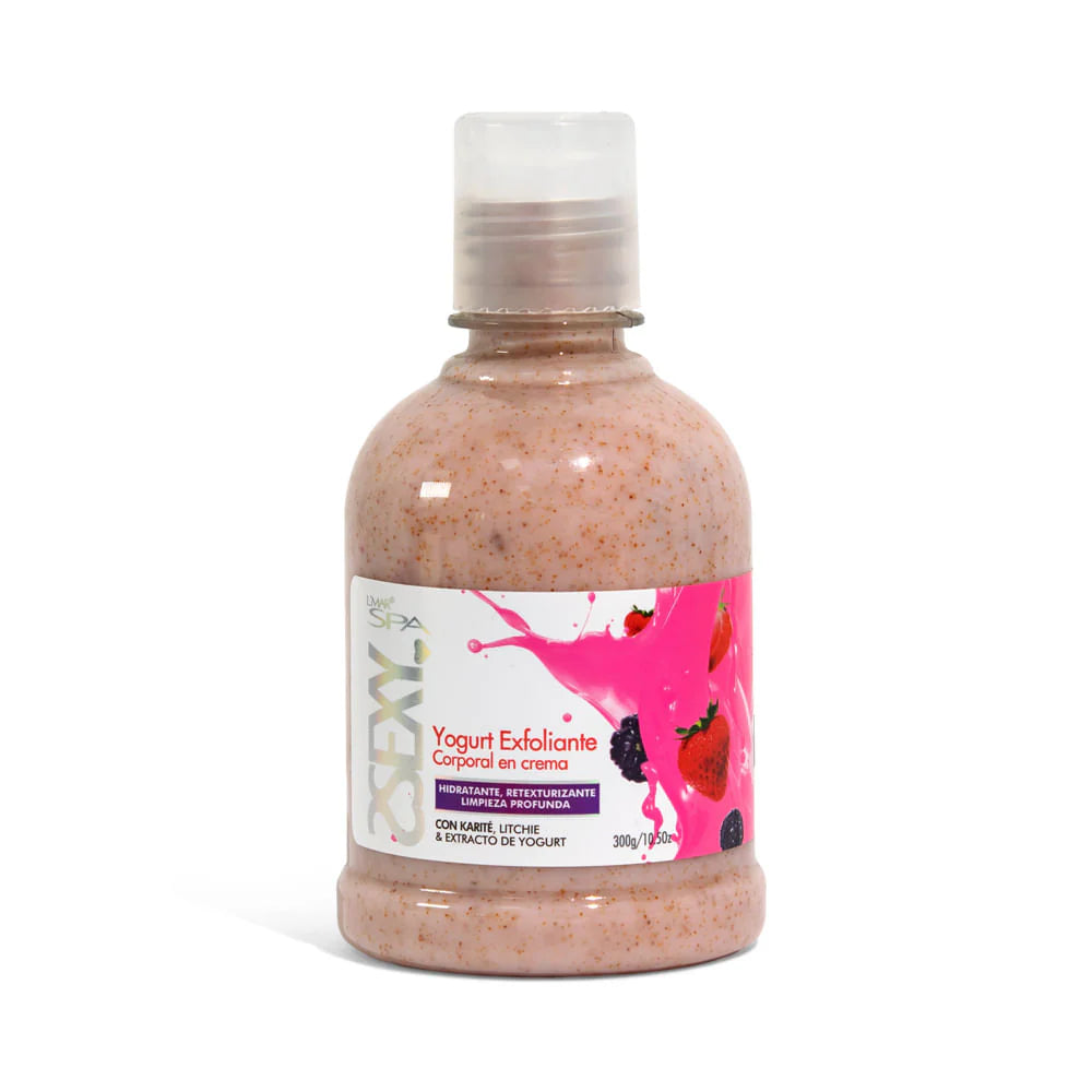 Lmar spa exfoliante de yogurt corporal en crema 300 g