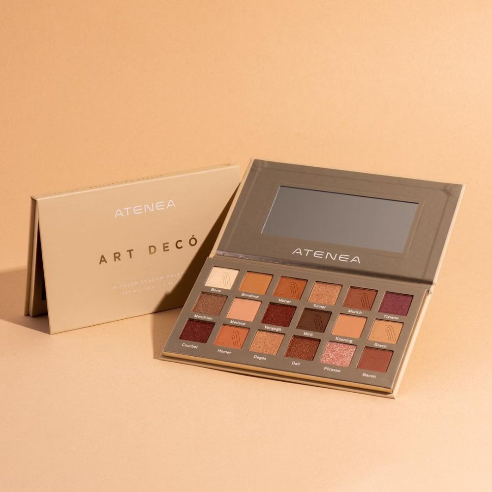 Atenea paleta de sombras 18 tonos Art deco