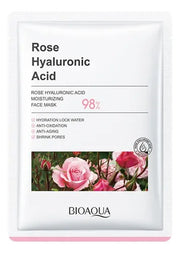 Bioaqua Mascarilla en Velo - Rosas y Acido Hialuronico