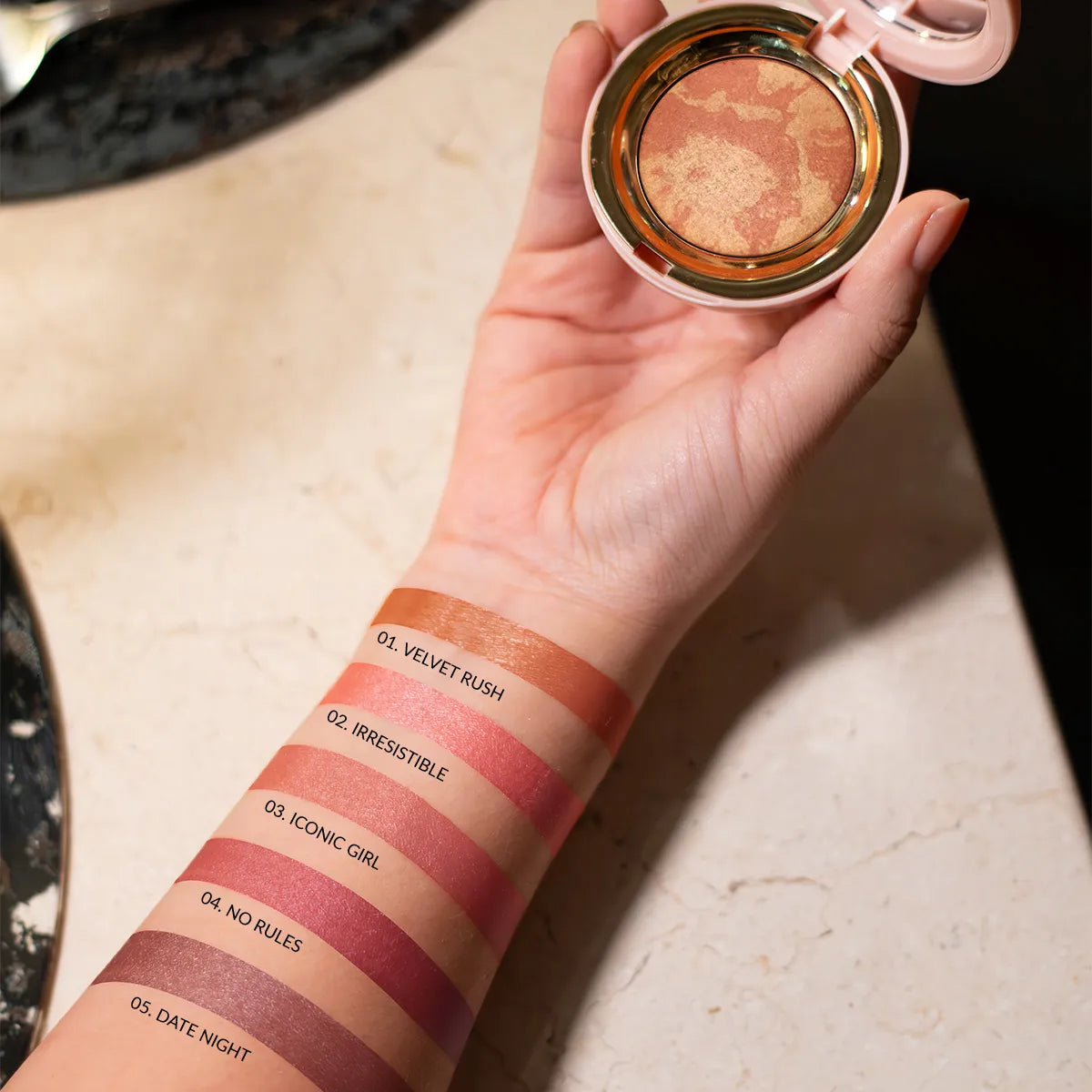 Samy rubor compacto velvet glam