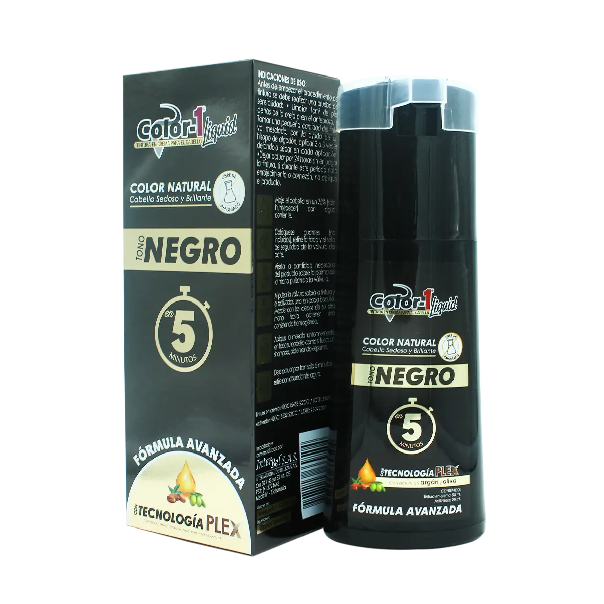 Color 1 Liquido Negro