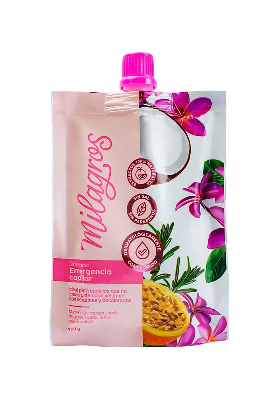 Milagros Shampoo Sachet Emergencia Capilar