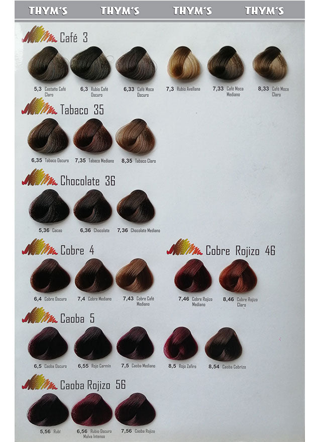 Thyms tinte capilar con amoniaco