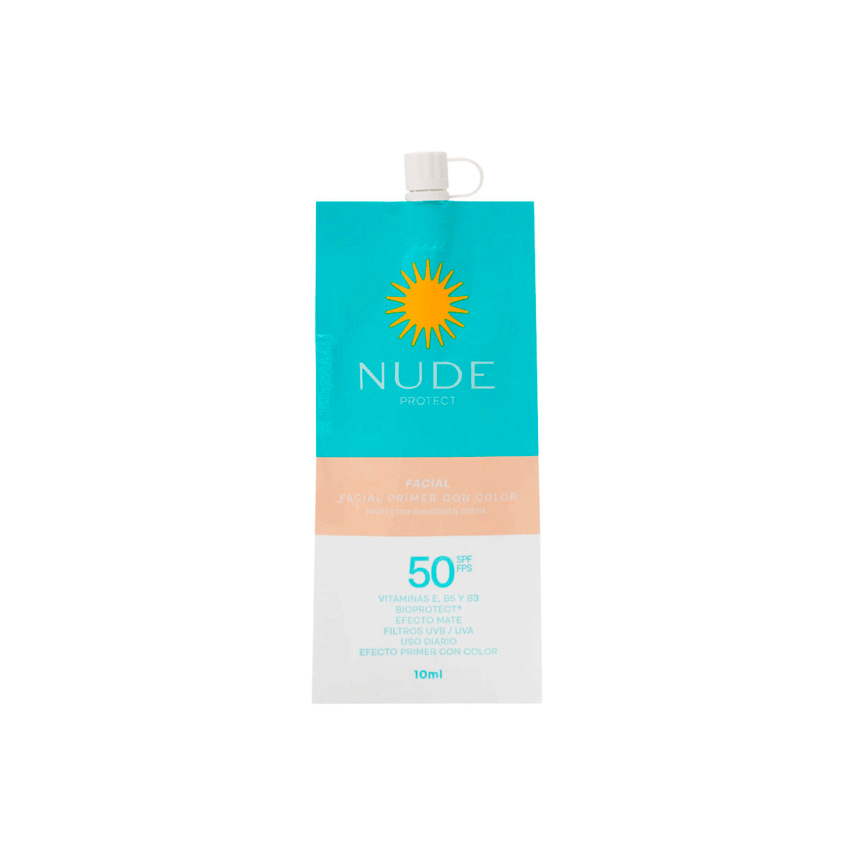 Protector Solar Nude Protect Con Color sachet