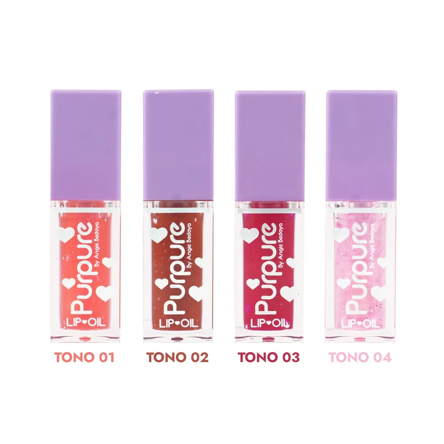 Purpure lip oil con color