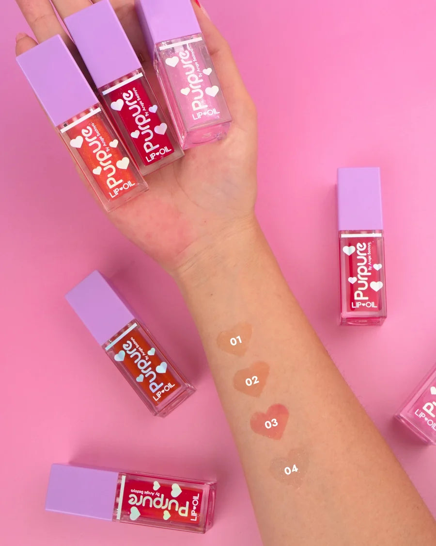 Purpure lip oil con color