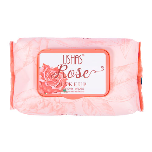ushas pañitos desmaquillantes rose