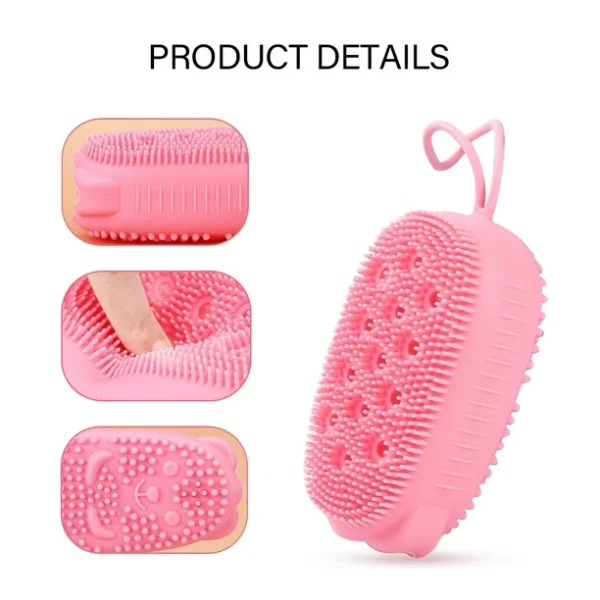 Cepillo exfoliante ducha silicona