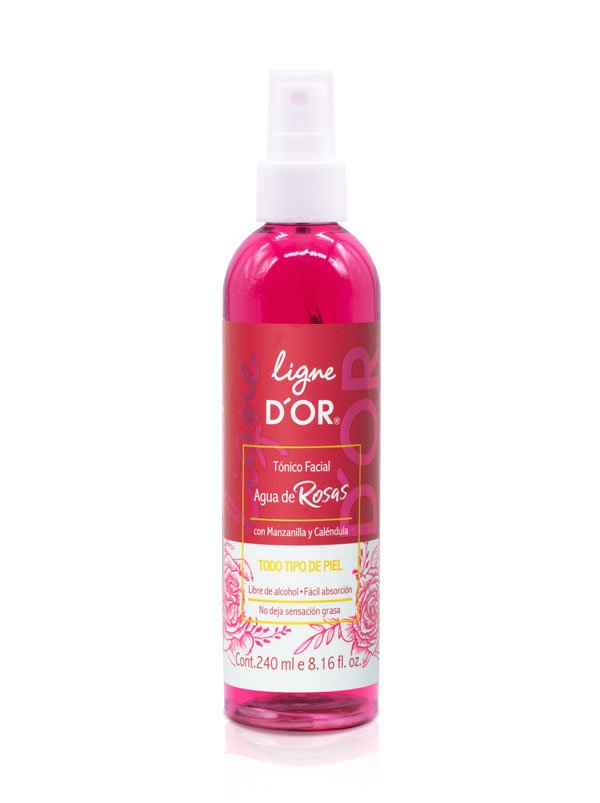 Ligne dor tonico facial agua de rosas