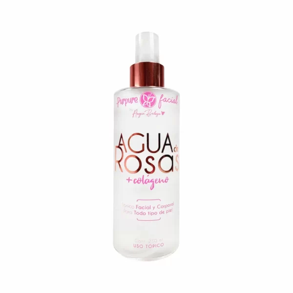 Purpure agua de rosas y colageno