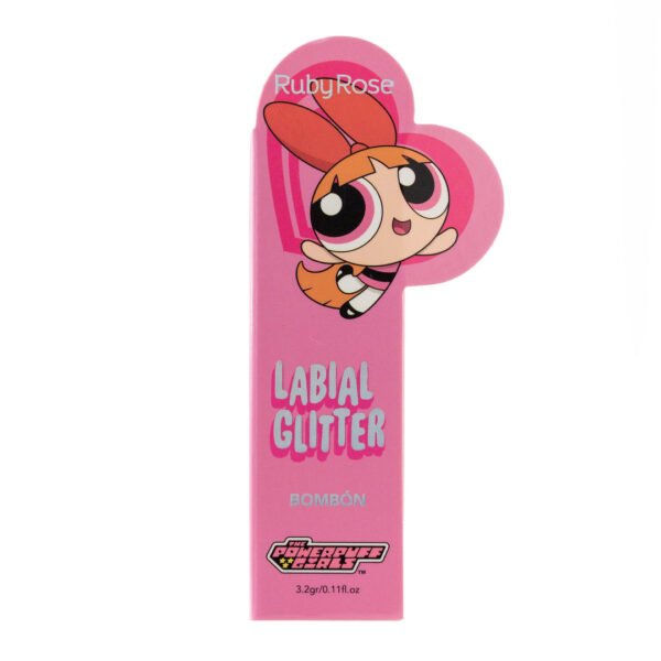 Ruby rose chicas super poderosas labial glitter bombon