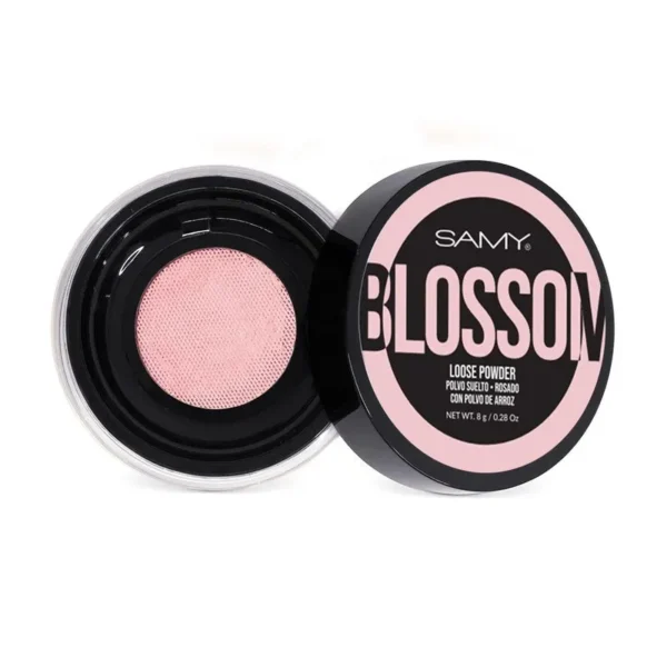 Samy polvo suelto rosa