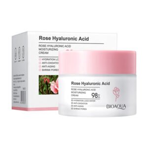 crema hidratante rosa acido hialuronico bioaqua